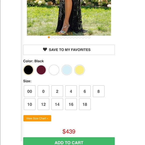 Primavera Long Beaded Prom Dress - Picture 8 of 8